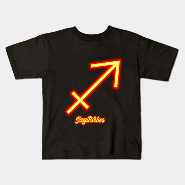 sagitarius zodiac sign Kids T-Shirt by Danwpap2